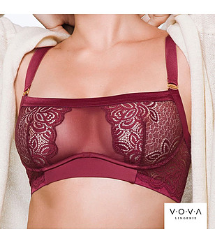 Сутиен бралет в бургунд PURCELL снимка