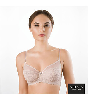 Бежов сутиен PATRICE с банели снимка