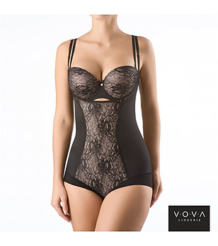 Черно стягащо боди AFELIJA снимка