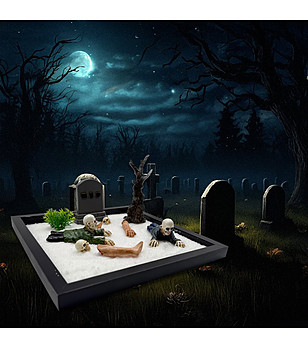 Настолен комплект Zombie Zen Garden снимка