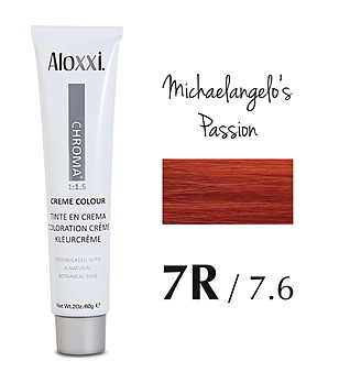 Безамонячна боя за коса Aloxxi Tones - 7R - Michelandjelo's Passion 60 гр снимка