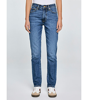 Дамски сини дънки с памук Charlottе снимка