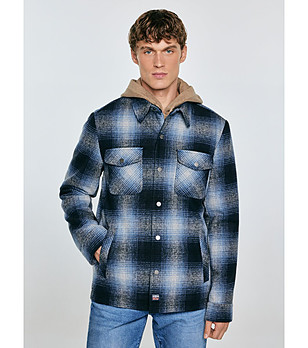 Мъжко яке на каре с джобове OBIS снимка