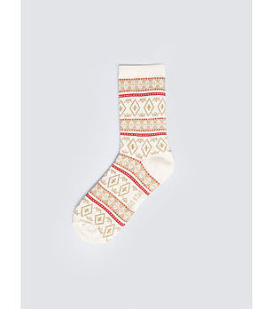 Дамски дълги чорапи с етно мотив LONG LONG WOMEN снимка