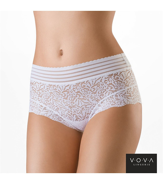 Бели дантелени бикини с висока талия PAOLA снимка