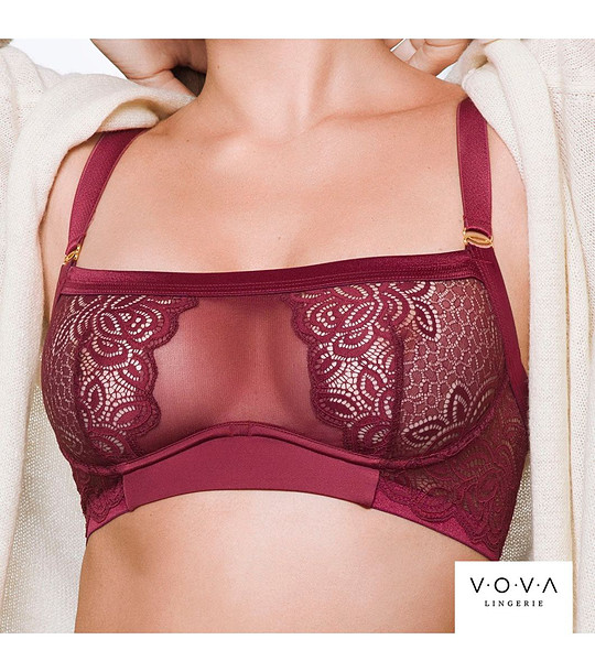 Сутиен бралет в бургунд PURCELL снимка