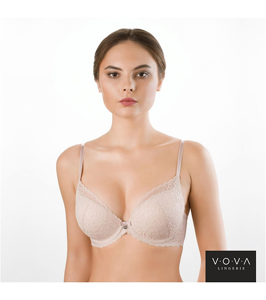 Сутиен с повдигащ ефект в бежов нюанс PATRICE снимка