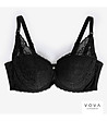 Черен сутиен с повдигащ ефект PATRICE-4 снимка