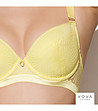 Сутиен push-up в лимонено жълто SUN LEMON ICE CREAM-1 снимка