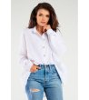 Бяла риза oversize M264-1 снимка