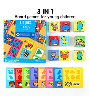 Компллект игри за най-малките Сладки животни 3 в 1 снимка