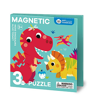 Магнитни светещи пъзели Живи ли са динозаврите 3 в 1 снимка