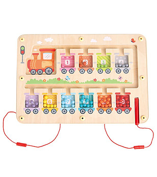 Магнитен лабиринт за тренировки по писане с двустранна дъска снимка