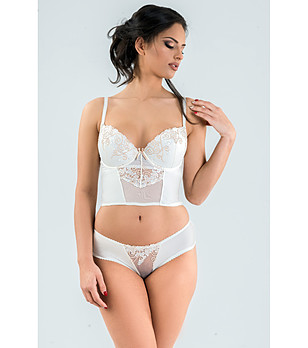 Бикини в екрю с бродерия CLEA снимка