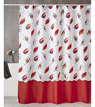 Завеса за баня с щампа 180x200 DANIELA снимка