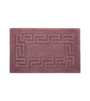 Памучна розова постелка за баня KARUR 45x70 см снимка