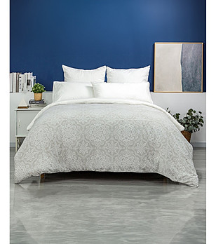 Спален комплект в бежово с плик за завивка ENIA 230x220 см снимка