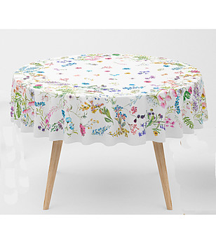 Покривка за маса с тефлоново покритие с флорален принт FORTUNA D150 D150 снимка