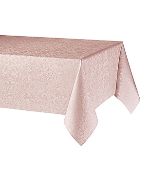 Кръгла покривка за маса в розово VALERIA  с диаметър 160 см снимка