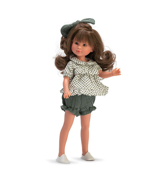 Кукла Силия със зелени къси панталонки и блуза 30 см снимка