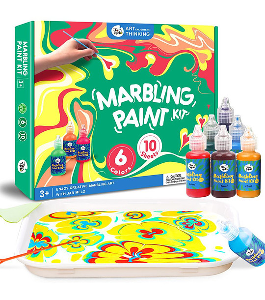 Комплект за рисуване Мраморни картини 6 цвята снимка