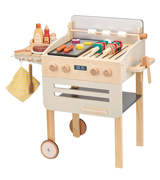 Барбекю,дървена игра с аксесоари Lelin снимка