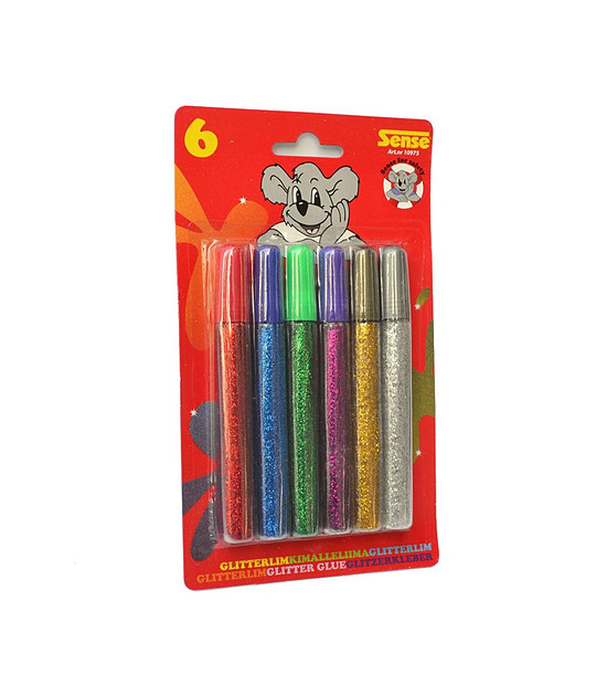 Гел с брокат за рисуване - 6 бр. снимка