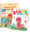 Книжка за рисуване с вода и водни боички, Динозаври-0 снимка