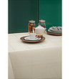 Покривка за маса с устойчивост на петна в перлен цвят JACQUARD CUADROS 19PERLA 160x300-1 снимка