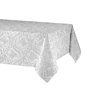 Покривка за маса със защита от петна в сребрист цвят ARIADNA 160x200 снимка