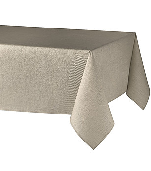 БЕжова тефлонова покривка за маса ITACA 100x150 см снимка