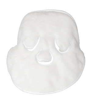 Текстилна маска за лице HOT AND COLD бяла снимка