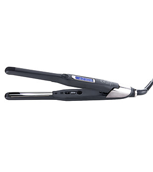 Черна преса за коса PLATINUM VOLUME STRAIGHTENER ID с тесни плочи снимка
