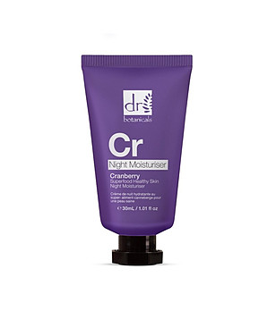 Нощен хидратиращ крем за лице 30 мл CRANBERRY SUPERFOOD снимка