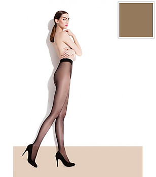 Тъмен телесен чорапогащник 15 DEN ADA снимка