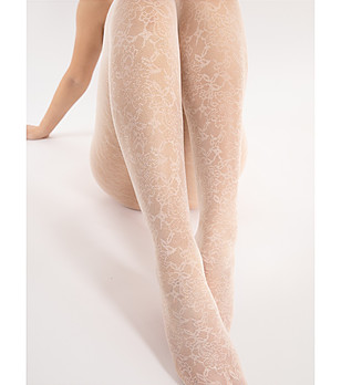 Екрю фигурален чорапогащник 30 DEN ARIEL снимка