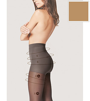 Светъл телесен чорапогащник 40 DEN COMFORT LIGHT намаляващ усещането за тежест снимка