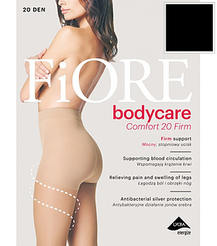 Черeн чорапогащник 20 DEN COMFORT FIRM подпомагащ кръвообращението снимка