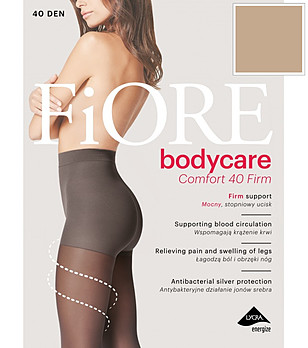 Телесен чорапогащник 40 DEN COMFORT FIRM с компресионен ефект снимка