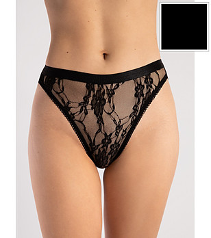 Черни бикини от дантела и висока талия CYME снимка