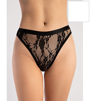 Бели бикини с дантела и висока талия CYME снимка