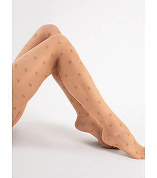 Телесен фигурален чорапогащник 20 DEN ENCORE снимка