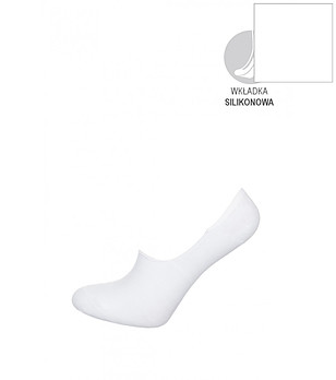 Бели чорапи тип footies FOOTIES 03 снимка