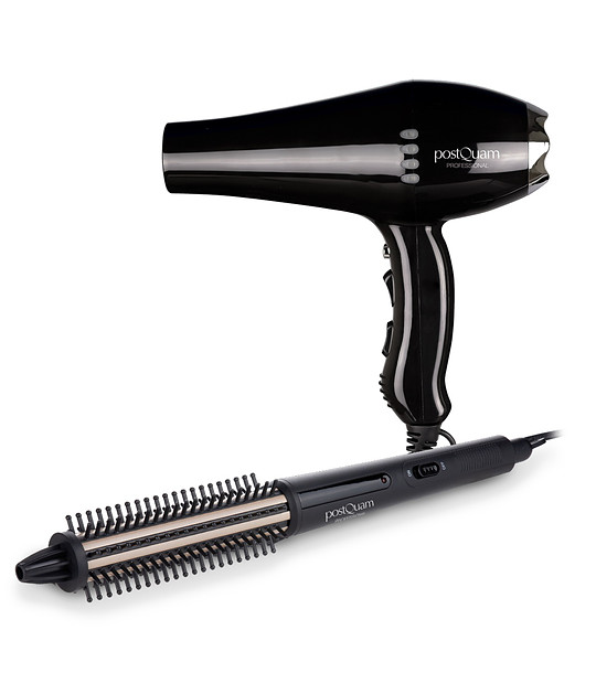 IONC OZONE DRYER 2200 POSTQUAM/CURLISSIMO HAIR BRUSH снимка
