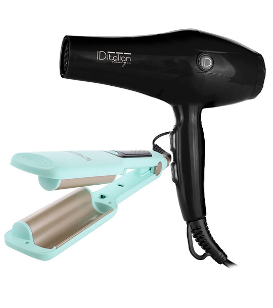 GTI 2600 PLUS PRIME HAIR DRYER + WATER WAVE IRON снимка