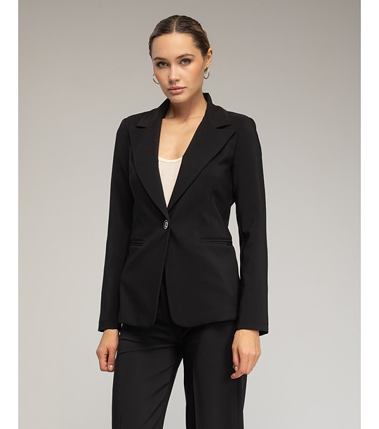 Черно дамско сако снимка