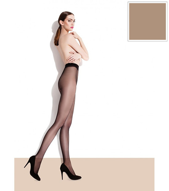 Плътен чорапогащник в пясъчен нюанс 15 DEN ADA снимка