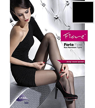 Черен чорапогащник 20 DEN FORTE снимка