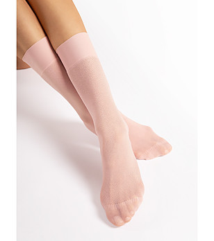 Розови мрежести чорапи 20 DEN FOXTROT снимка