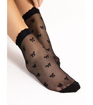 Чорапи 15 DEN HEY BABY с фигурен десен снимка